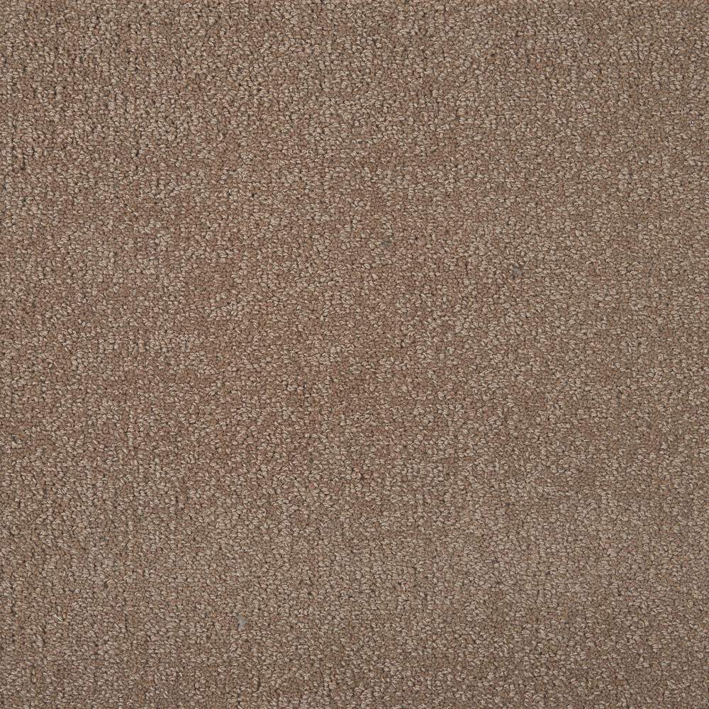 Natural Harmony Feather Color Saddle 12 ft. Loop Carpet101983 The