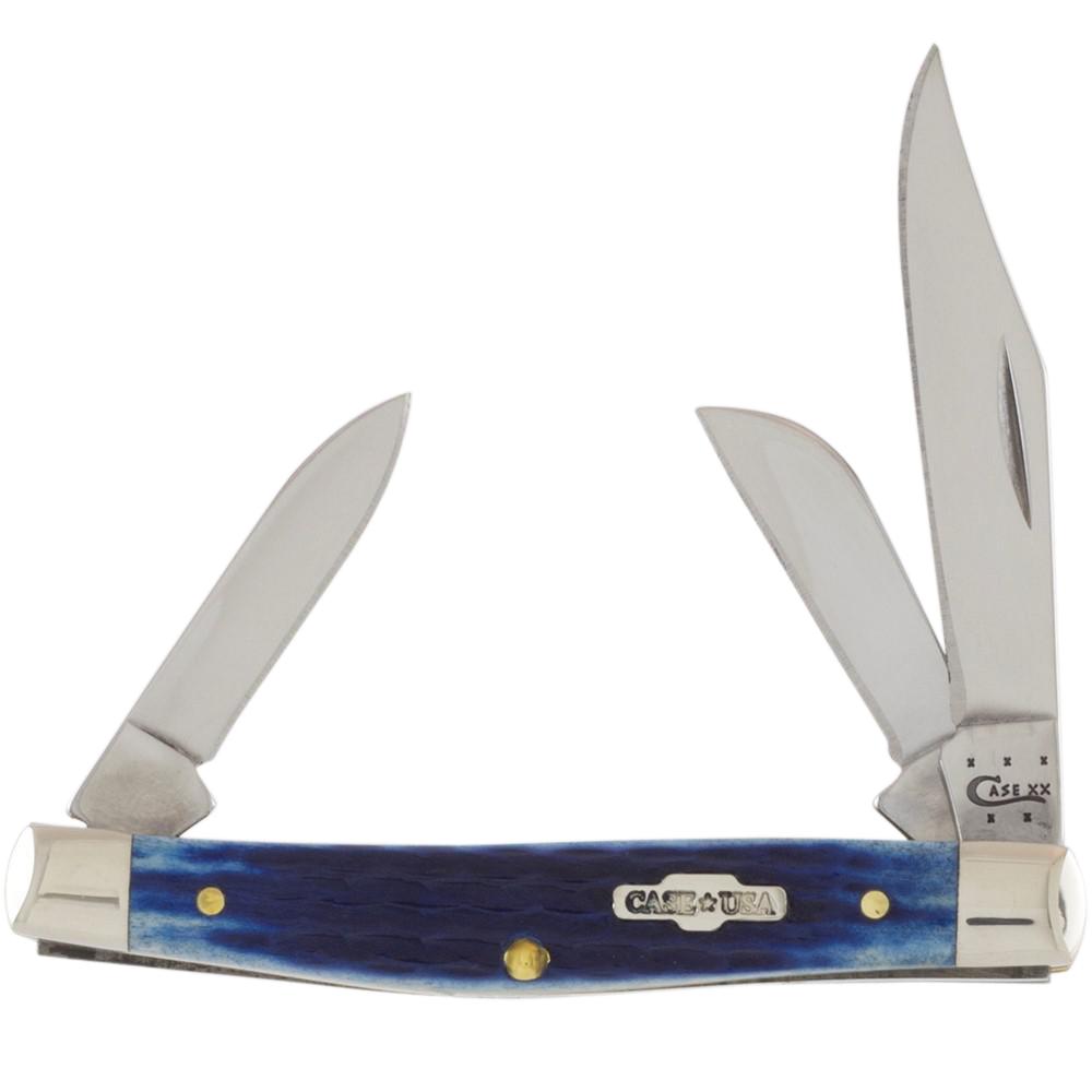 W R Case And Sons Cutlery Co Blue Bone Medium Stockman