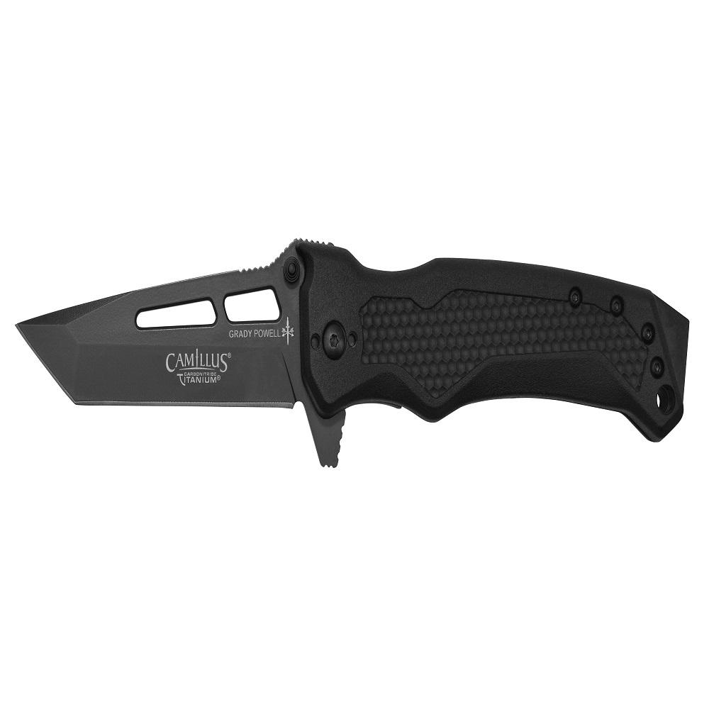 Camillus GB8B 3.25 in. Carbonitride Titanium Tanto Straight Edge