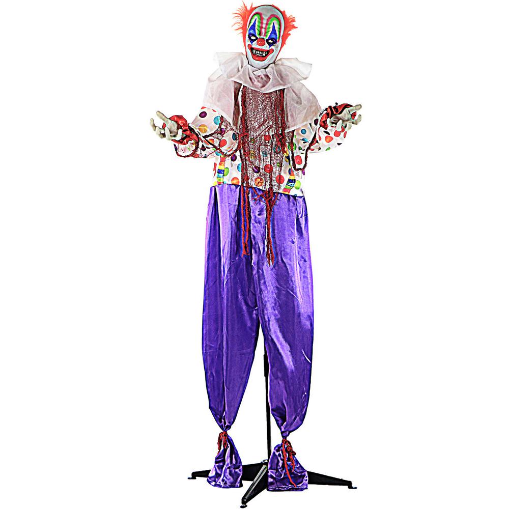 Featured image of post Halloween Animatronics Clown Home halloween superstore 6 ft hugz the clown animatronic