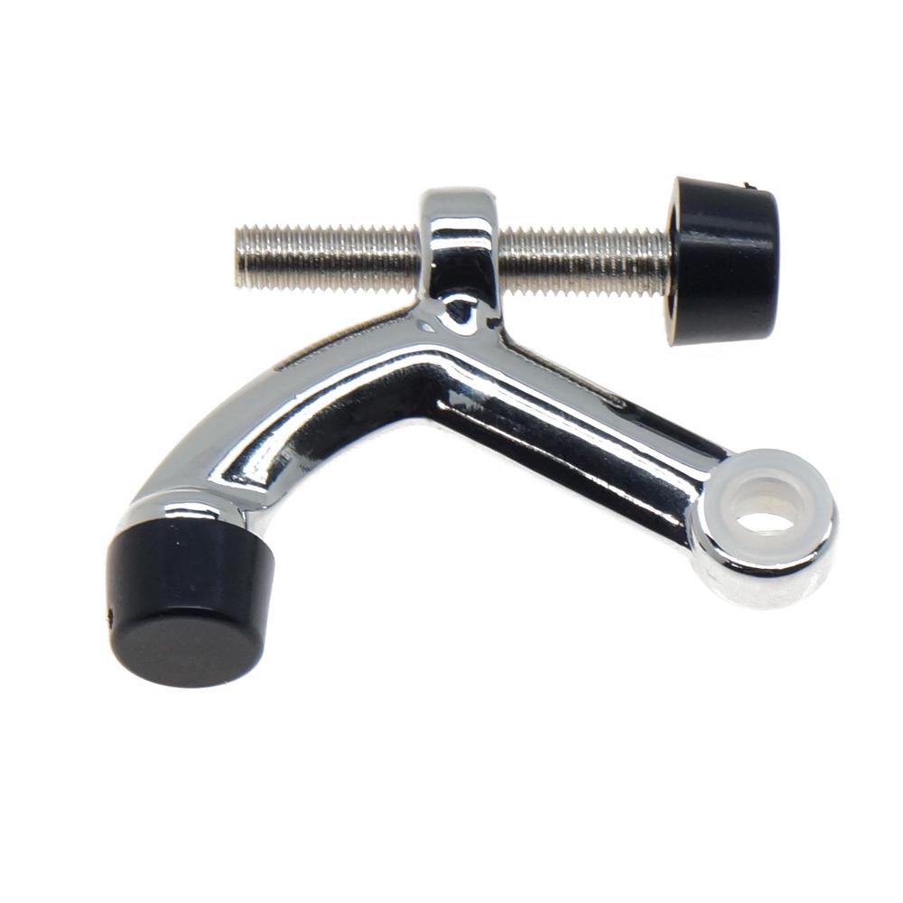 idh by St. Simons Solid Brass Hinge Pin Door Stop in Polished Chrome