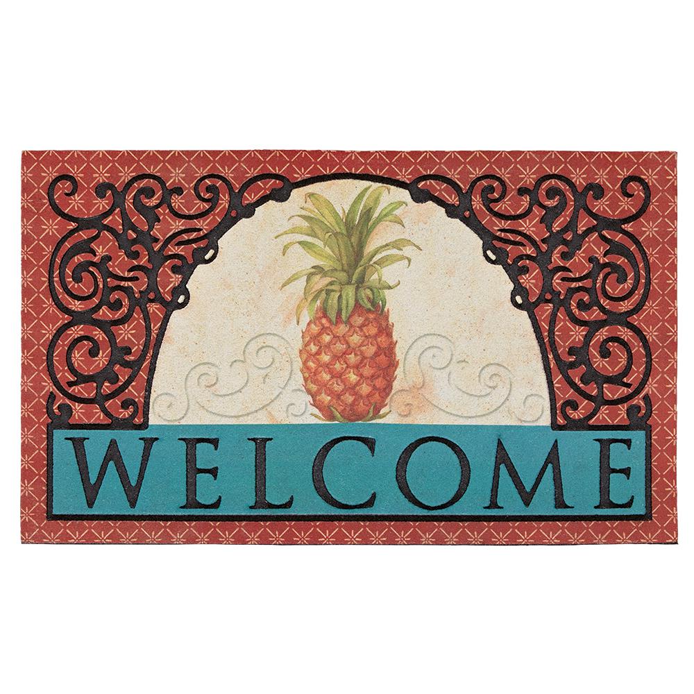 Mohawk Home Caribbean Breeze Pineapple Tile 18 In X 30 Recycled Mohawk Home Caribbean Breeze Pineapple Tile 18 In X 30 Recycled Rubber Door
