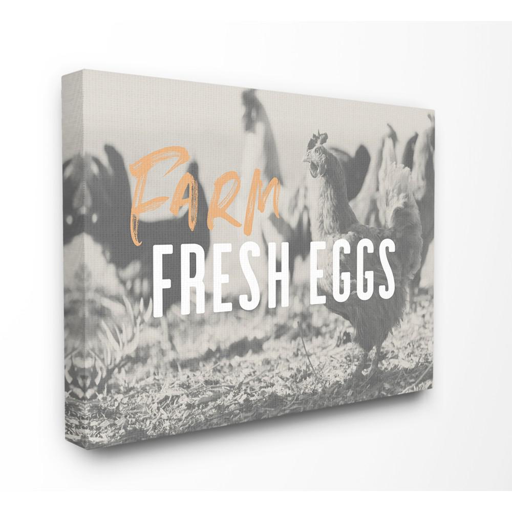 The Stupell Home Decor Collection 24 In X 30 In Farm Fresh Eggs