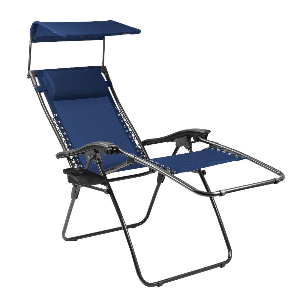 Picnic Time Navy And Slate Serenity Reclining Patio Lounge Chair 805 Navy And Slate Serenity Reclining Patio Lounge Chair