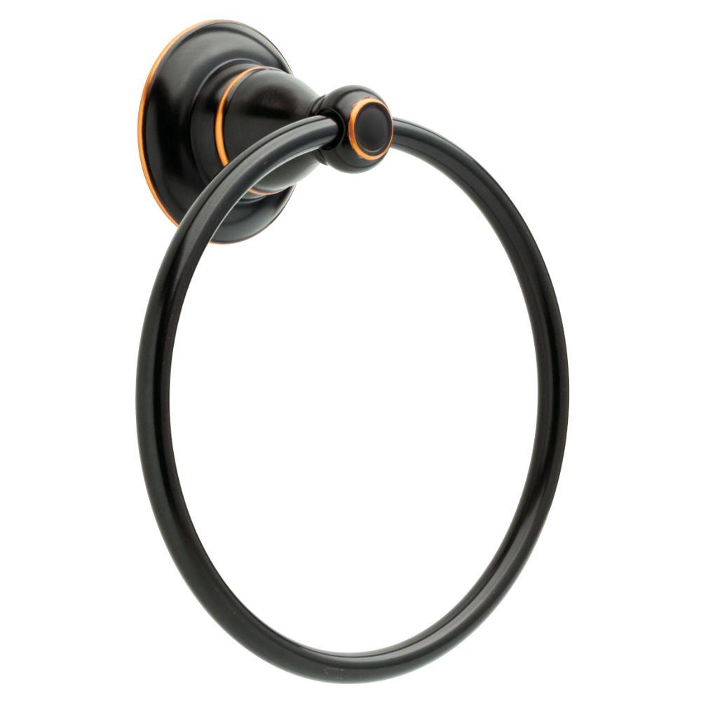 Delta Porter Collection Towel Ring In Oil Rubbed Bronze Finish 78446-ob1