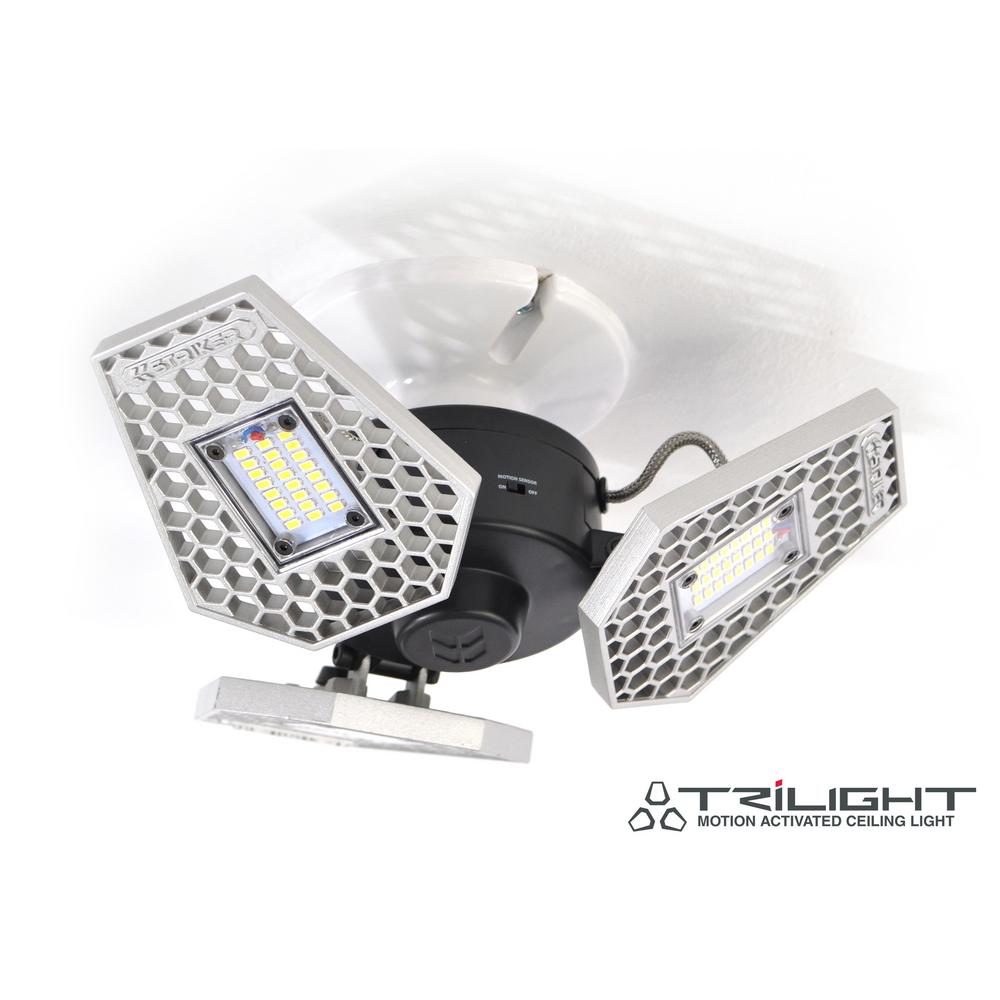 STRIKER TRiLIGHT 3000 Lumen Motion- Sensor Ceiling Light