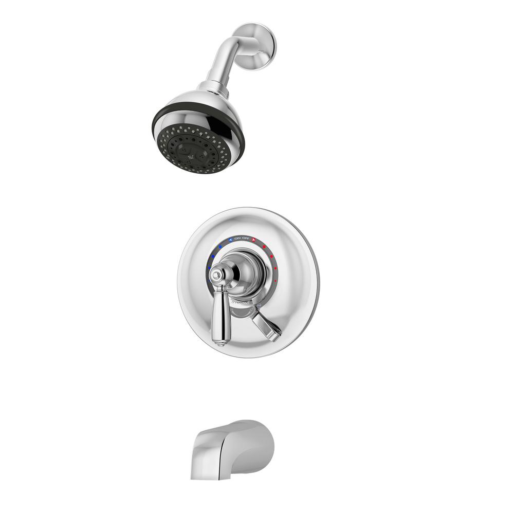 Symmons Allura 1 Handle Tub And Shower Faucet Trim Kit In Chrome Symmons Allura 1 Handle Tub And Shower Faucet Trim Kit In Chrome Valve Not