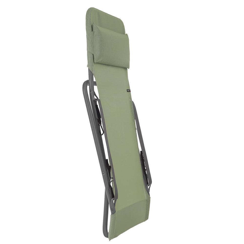 Lafuma Furniture Transabed In Moss Green Metal Reclining Lawn