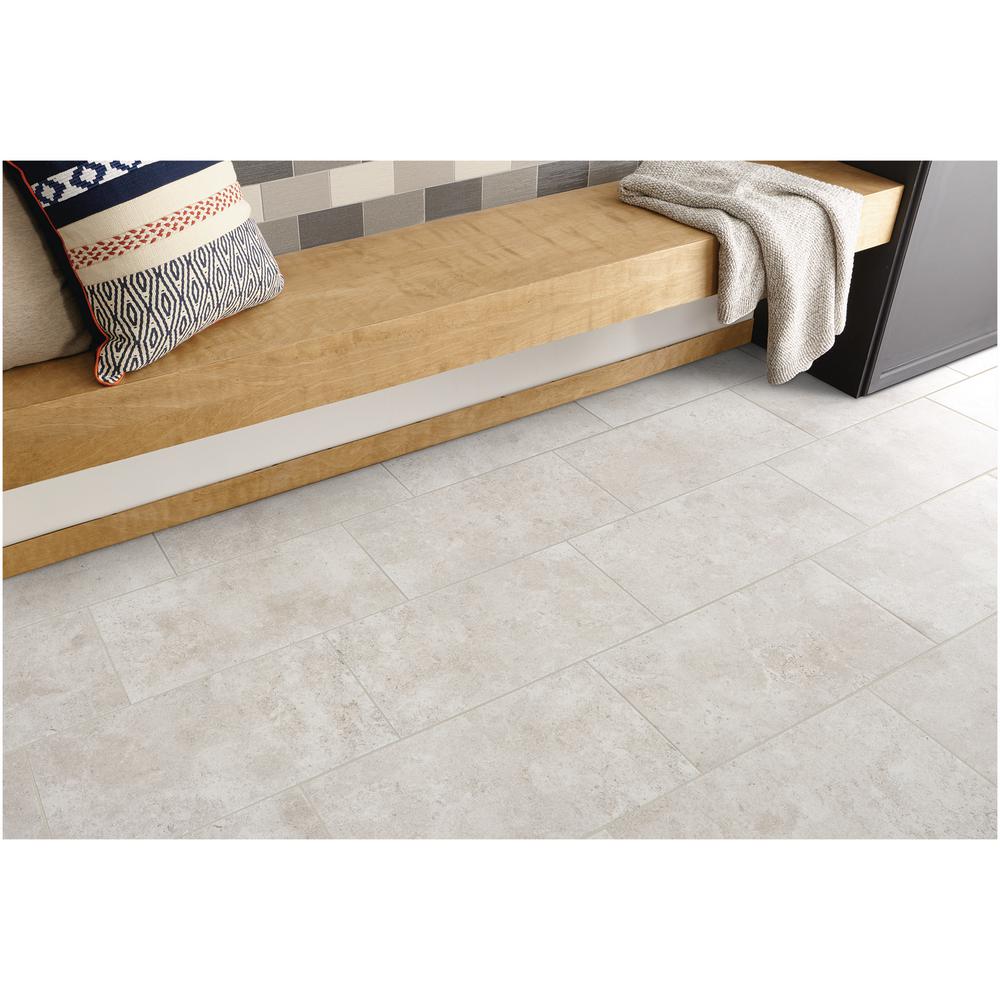 Daltile Roswell Gray 12 In X 24 In Glazed Porcelain Floor And