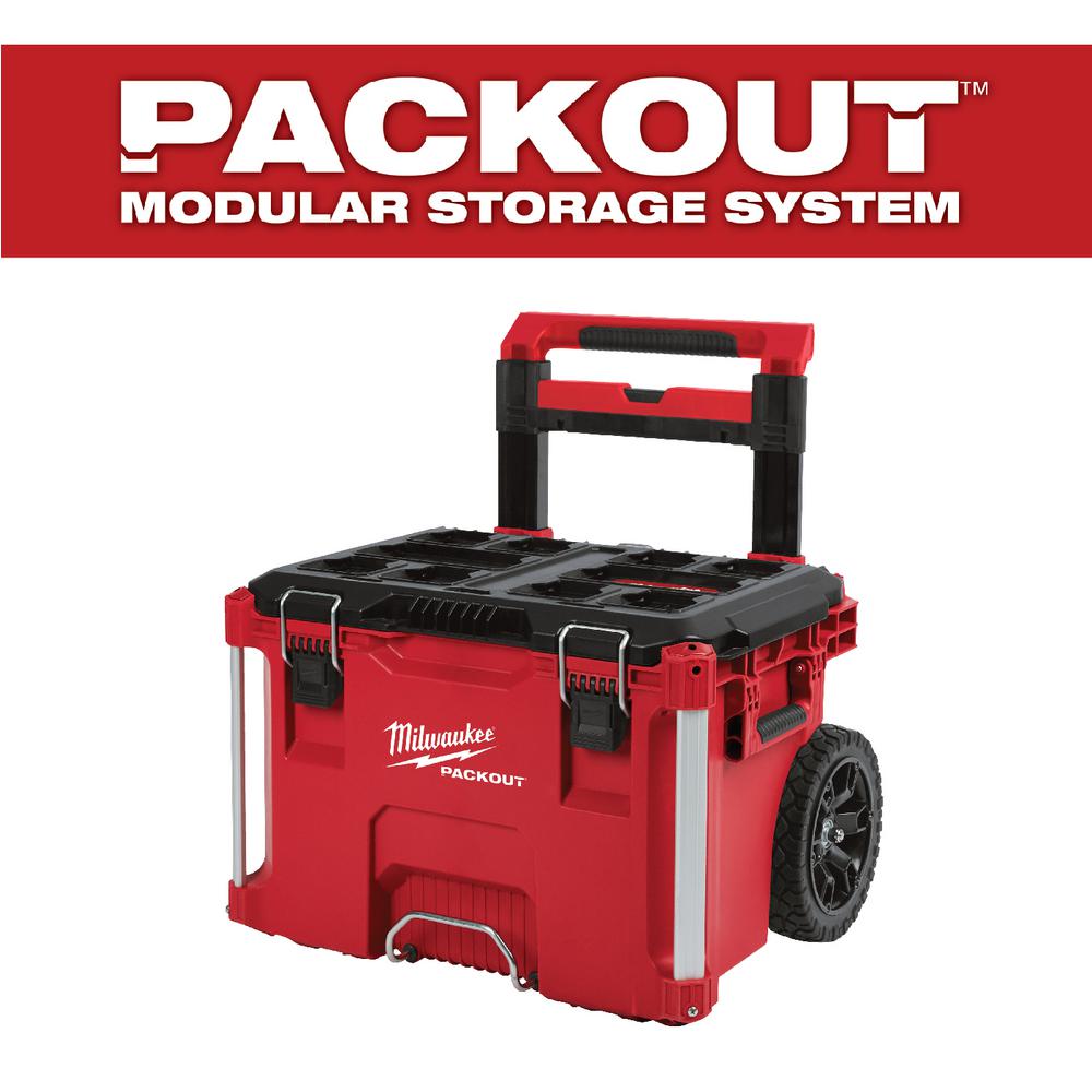 Milwaukee 48228426 PACKOUT Rolling Tool Box New