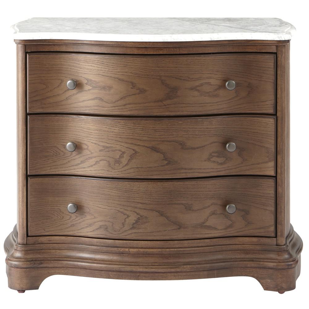 Home Decorators Collection Colton 3Drawer Medium Wood Tone Nightstand