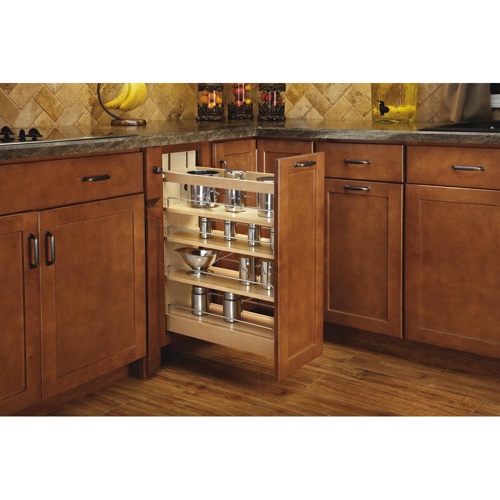 Rev A Shelf 25 5 In H X 8 5 In W X 22 75 In D Pull Out Wood