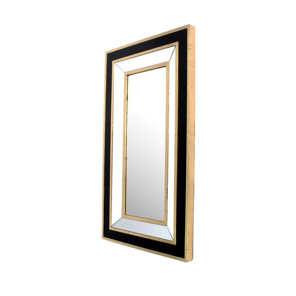 Black Gold Decorative Wall Mirror
