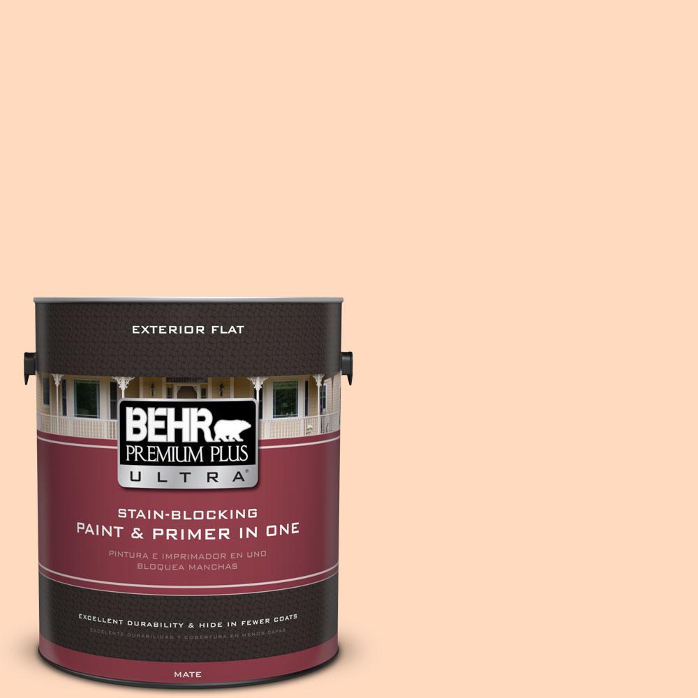 BEHR Premium Plus Ultra 1-gal. #P210-2 Citrus Delight Flat ...