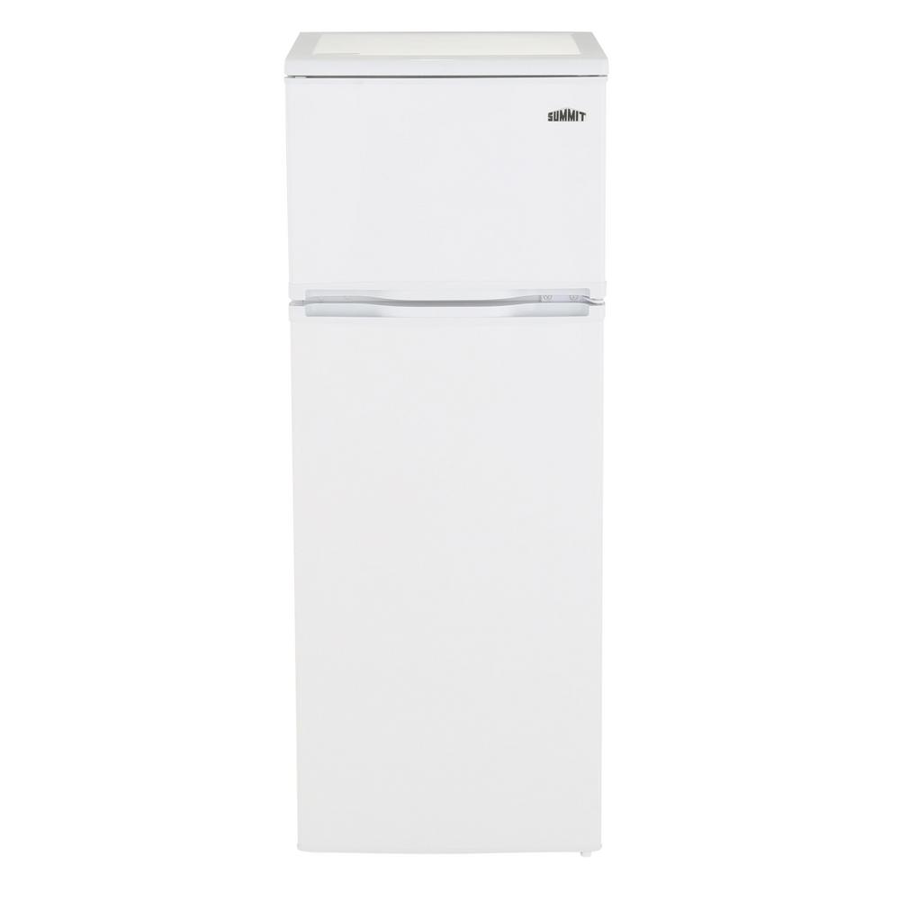 Summit Appliance 6.4 cu. ft. Top Freezer Refrigerator in White, Counter