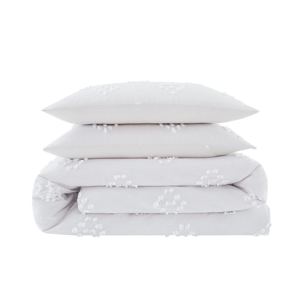 Cottage Classics French Country 3 Piece Cream King Cotton