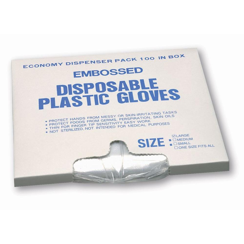 West Chester Polyethylene Industrial Use Disposable Gloves, Small 100