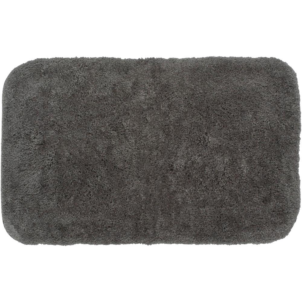Mohawk Home Royal 21 In X 34 Nylon Bath Rug Graphite