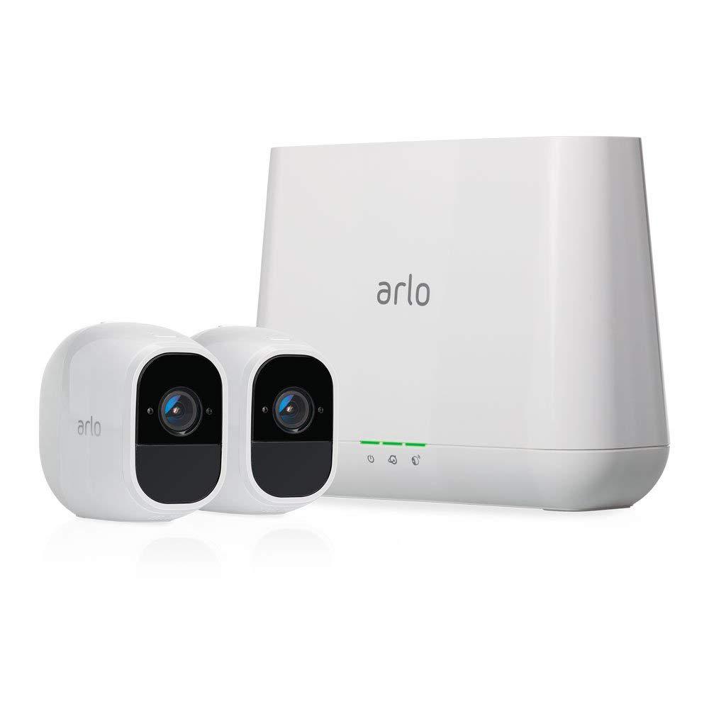 Arlo Pro2 1080p Wireless Indoor/Outdoor Security Camera System in WhiteVMS4230P100NAS The