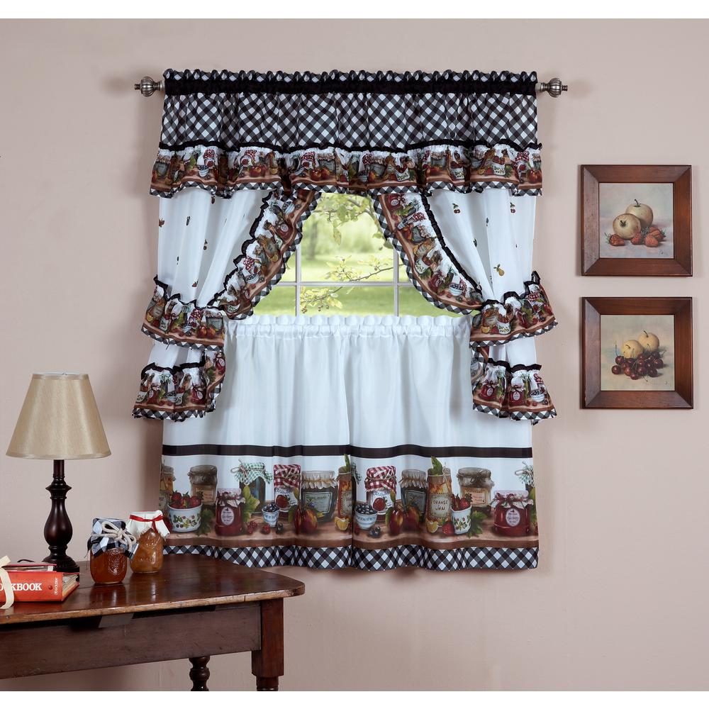 Black Sheer Curtains Curtains Drapes The Home Depot