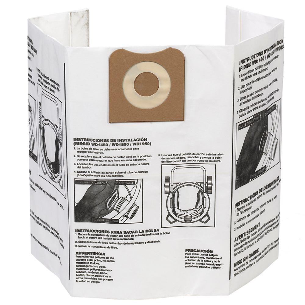 Ridgid High-Efficiency Dust Bags for 12 gal. to 16 gal. Ridgid Wet Dry Vacs... by RIDGID