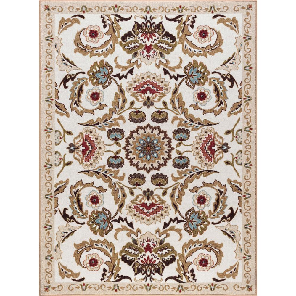 Tayse Rugs Majesty Cream 2 Ft X 3 Accent Rug