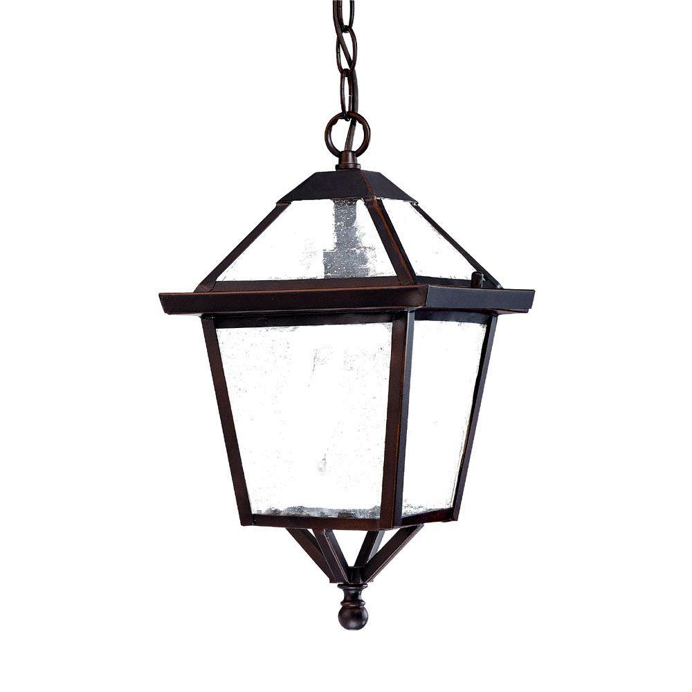 Acclaim Lighting Bay Street Collection 1 Light Architectural Bronze Acclaim Lighting Bay Street Collection 1 Light Architectural Bronze Outdoor Hanging Fixture