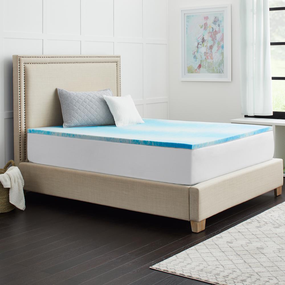 Comfort Revolution 3 In. Gel-Infused Full Size Memory Foam Mattress ...