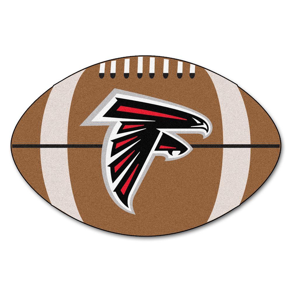 FANMATS NFL Atlanta Falcons Brown 1 ft. 10 in. x 2 ft. 11 in. Specialty