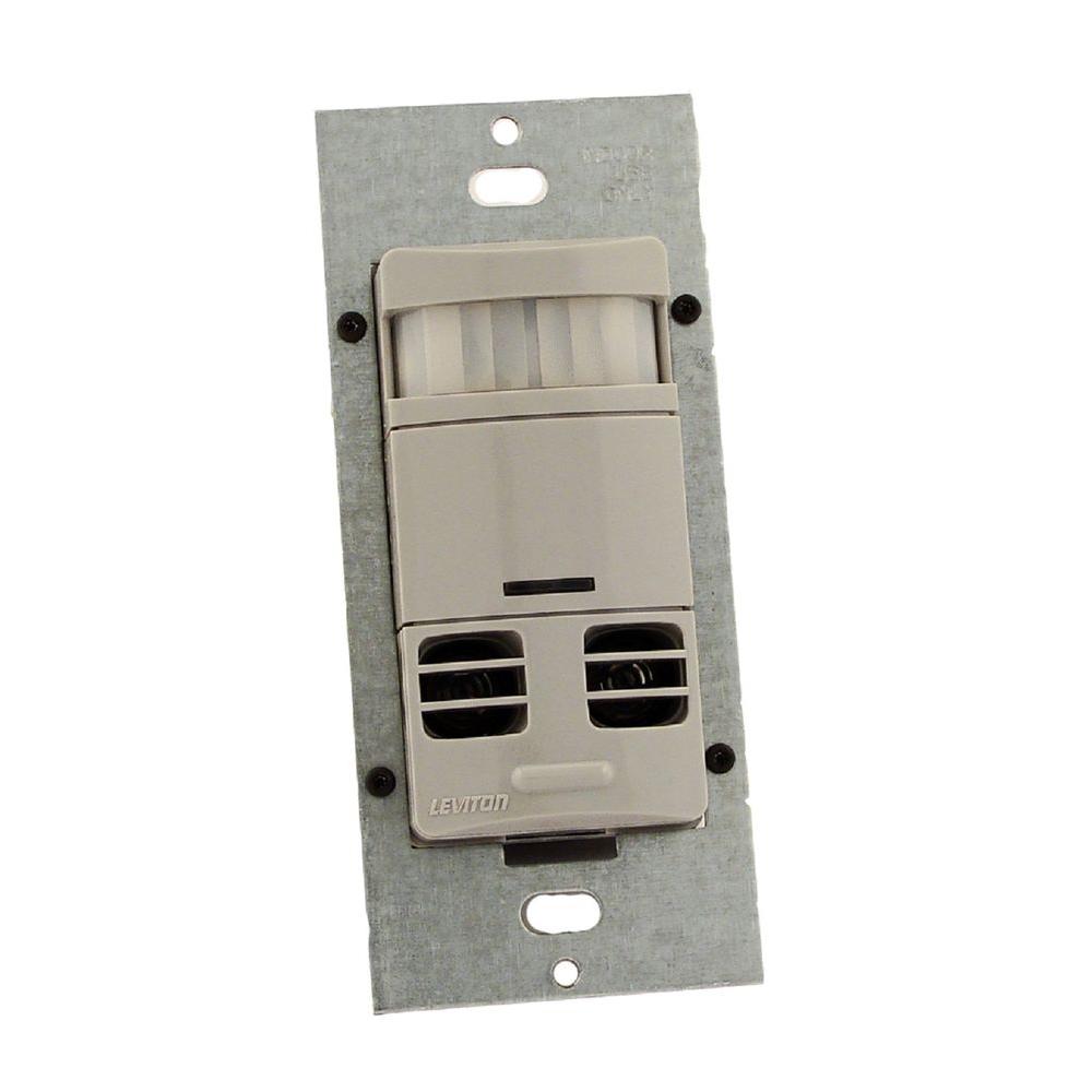 Leviton MultiTechnology Wall Switch Motion Sensor with, GrayOSSMTGDG