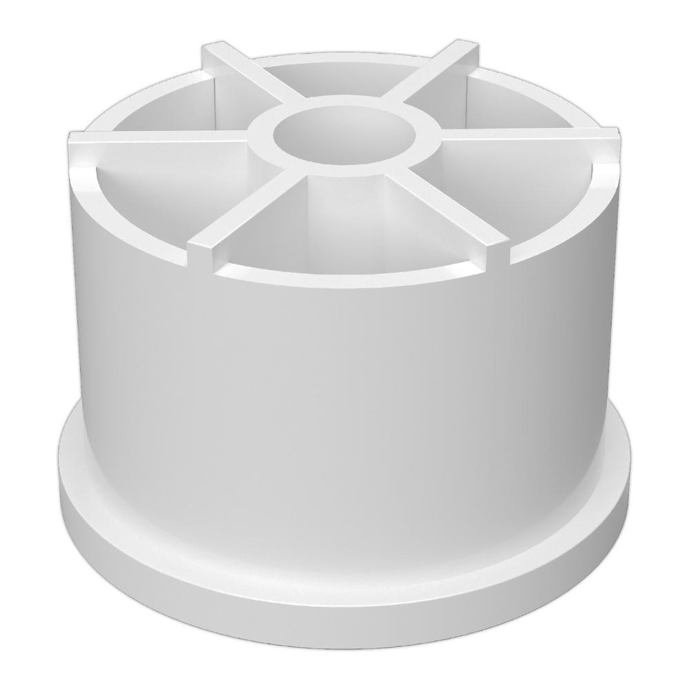 Formufit 1-1/4 in. Furniture Grade PVC Caster Fitting ...