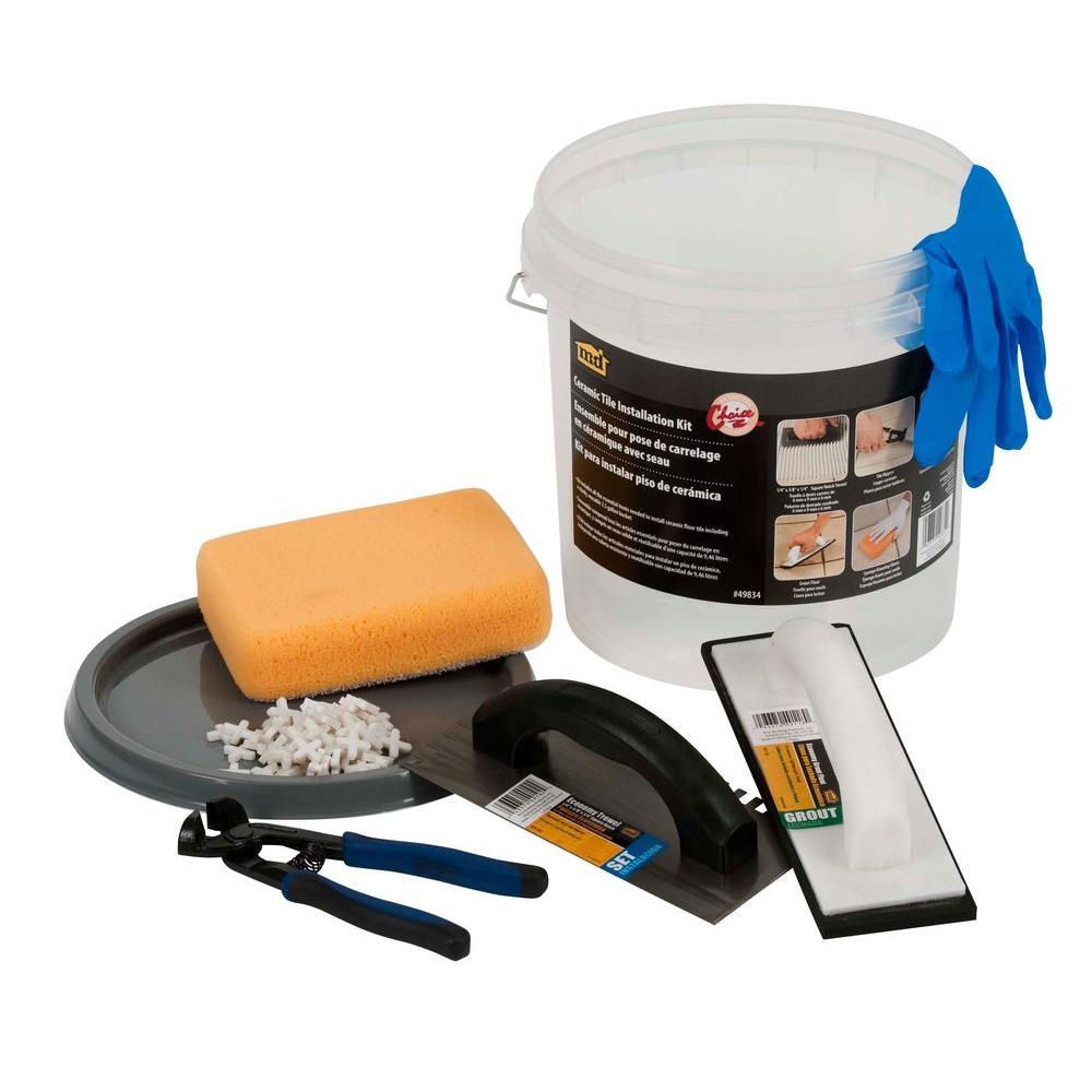 M-D Building Products Ceramic Floor Tile Installation Bucket Kit by M-D Building Products