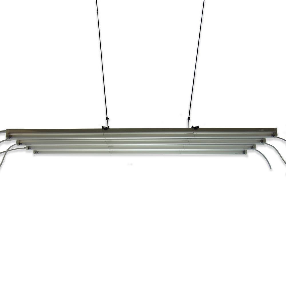 Grow Lights Commercial Lighting The Home Depot Lamp Bracket Kit With Four 4 Ft T5 Lamps