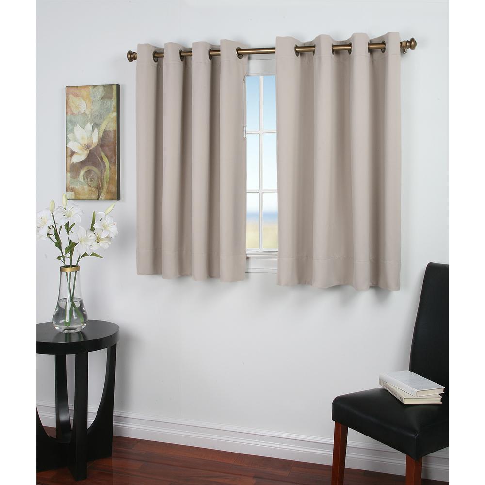 short window curtains