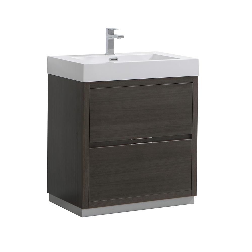 Kraftmaid Bathroom Vanities With Tops The W Bathroom Vanity In Gray Oak With Acrylic