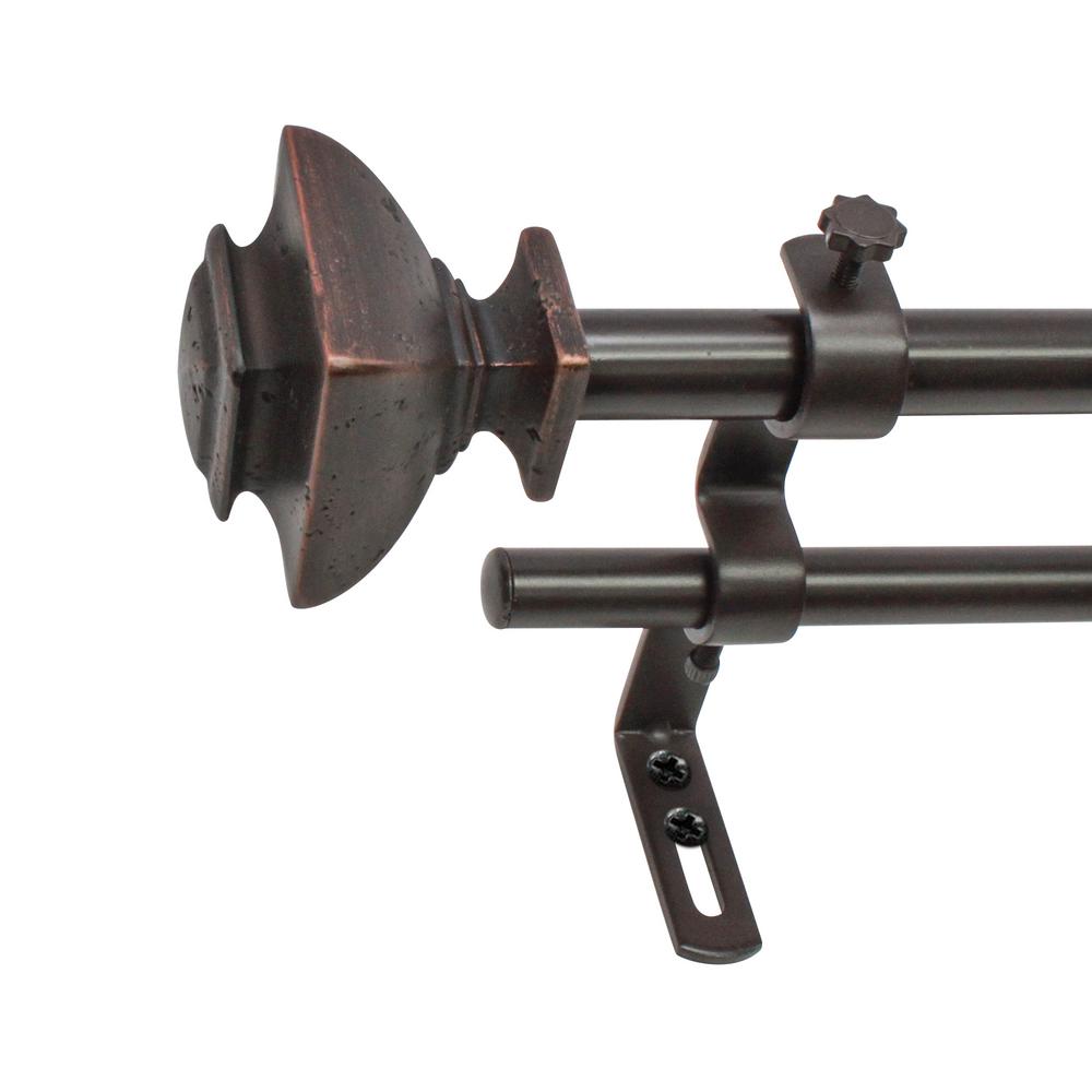 Montevilla Double Curtain Rods Curtain Rods The Home Depot