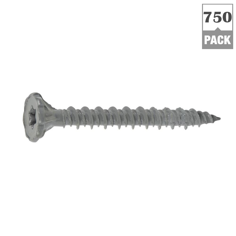 BackerOn 9 x 11/4 in. Serrated Head Star Drive Cement Board Screws