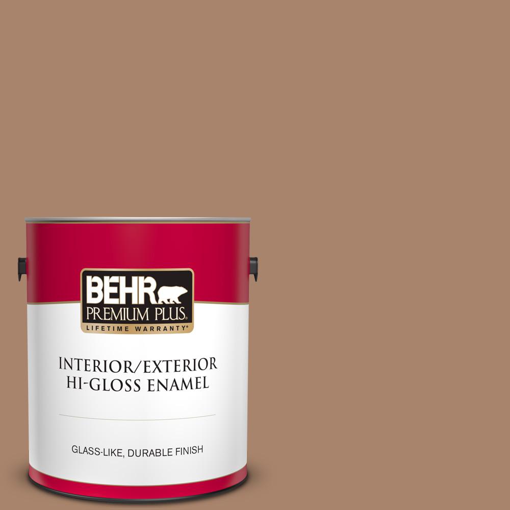 BEHR Premium Plus 1 gal. S2205 Nutshell HiGloss Enamel
