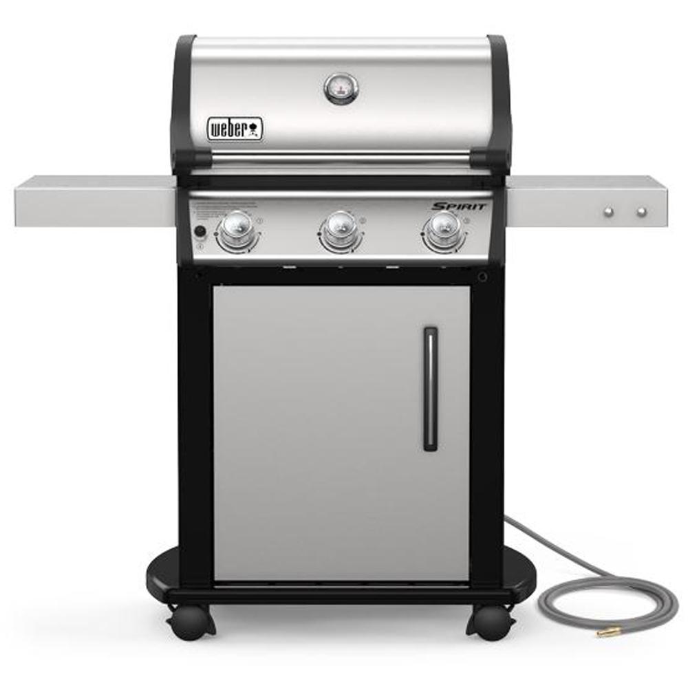 er Genesis II S435 4Burner Natural Gas Grill in Stainless Steel with BuiltIn Thermometer