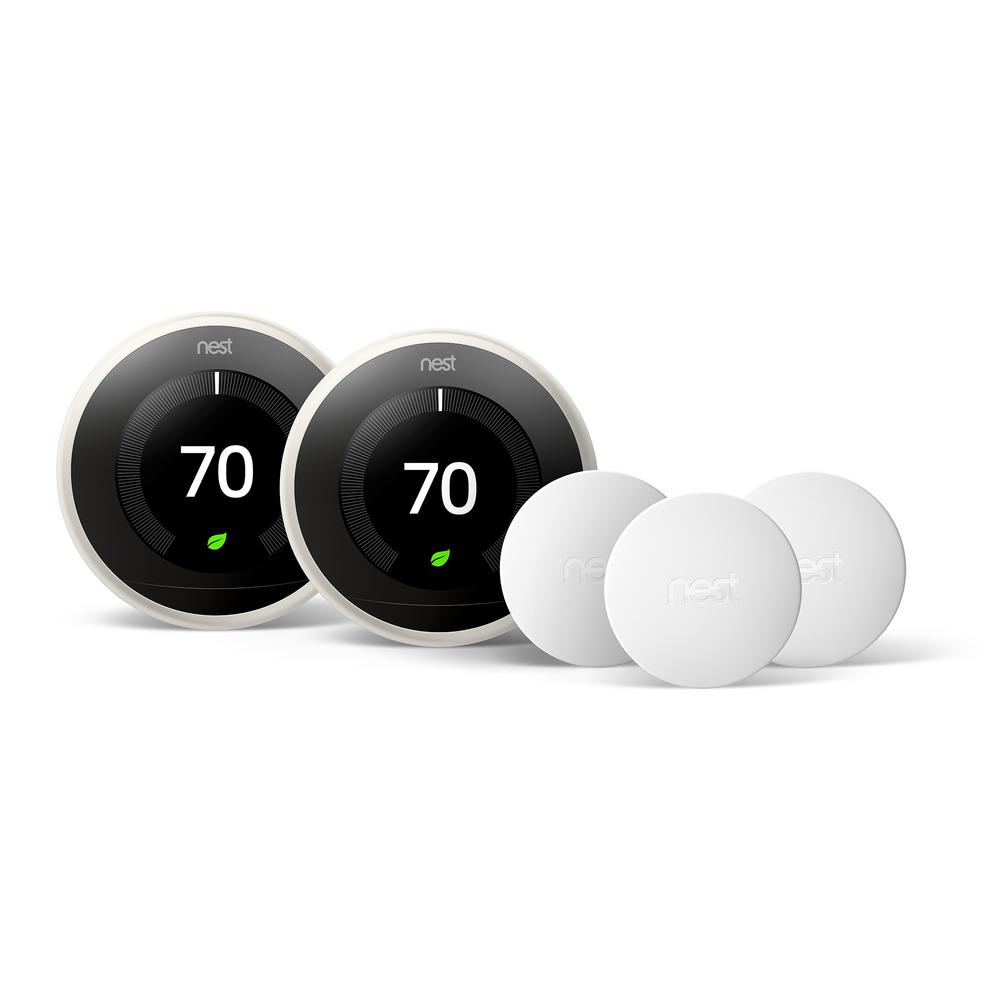 Nest Smart Learning WiFi 24Day Programmable Thermostat, 3rd Gen