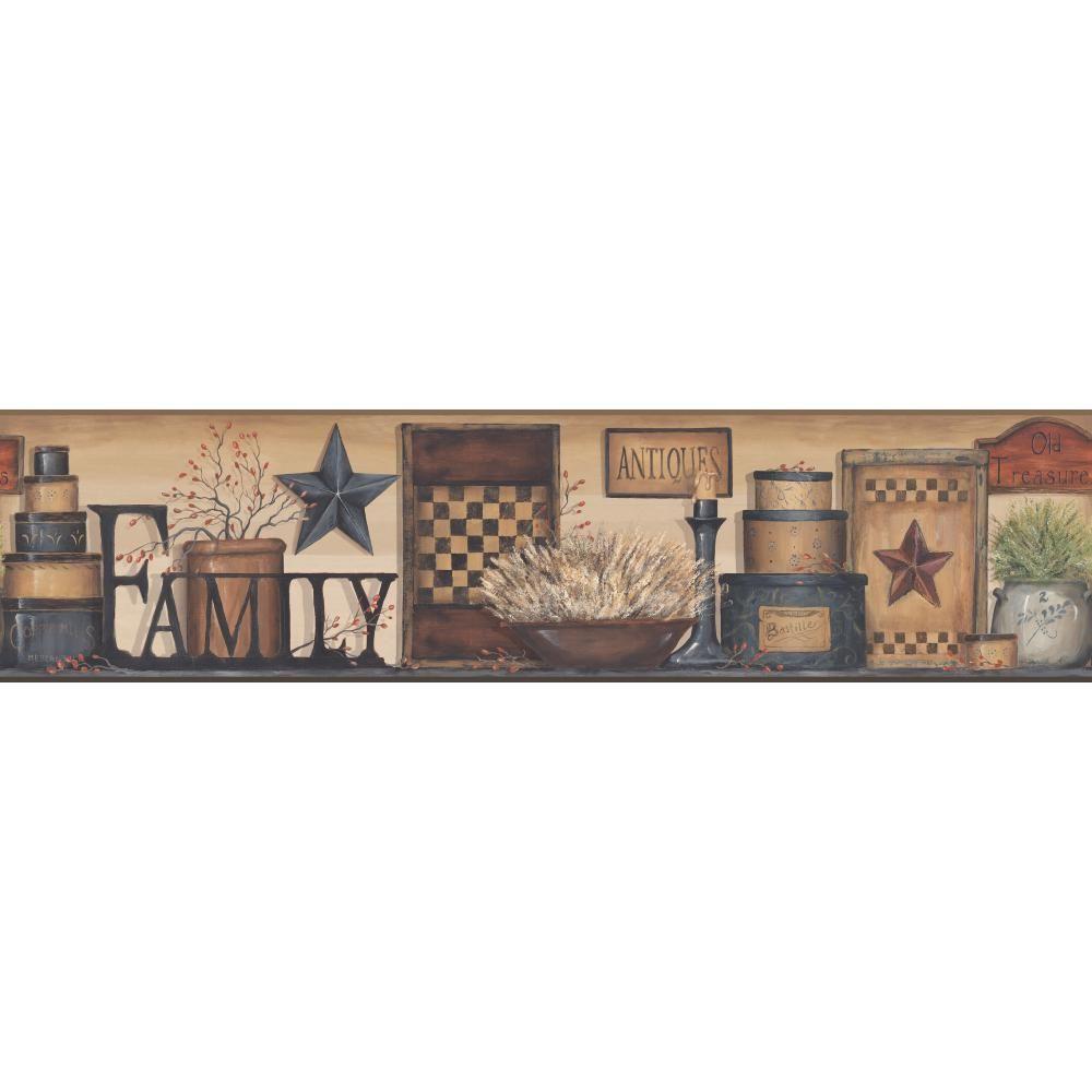 York Wallcoverings Inspired By Color Country Rural Route Wallpaper