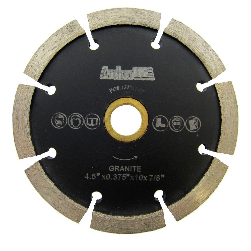 Archer USA 4.5 in. Crack Chaser Diamond Blade for Concrete Repair