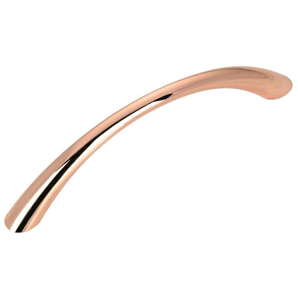 Modern Copper 1 Drawer Pulls Cabinet Hardware The Home Depot Contemporary And Modern 3 4 In Copper Pull
