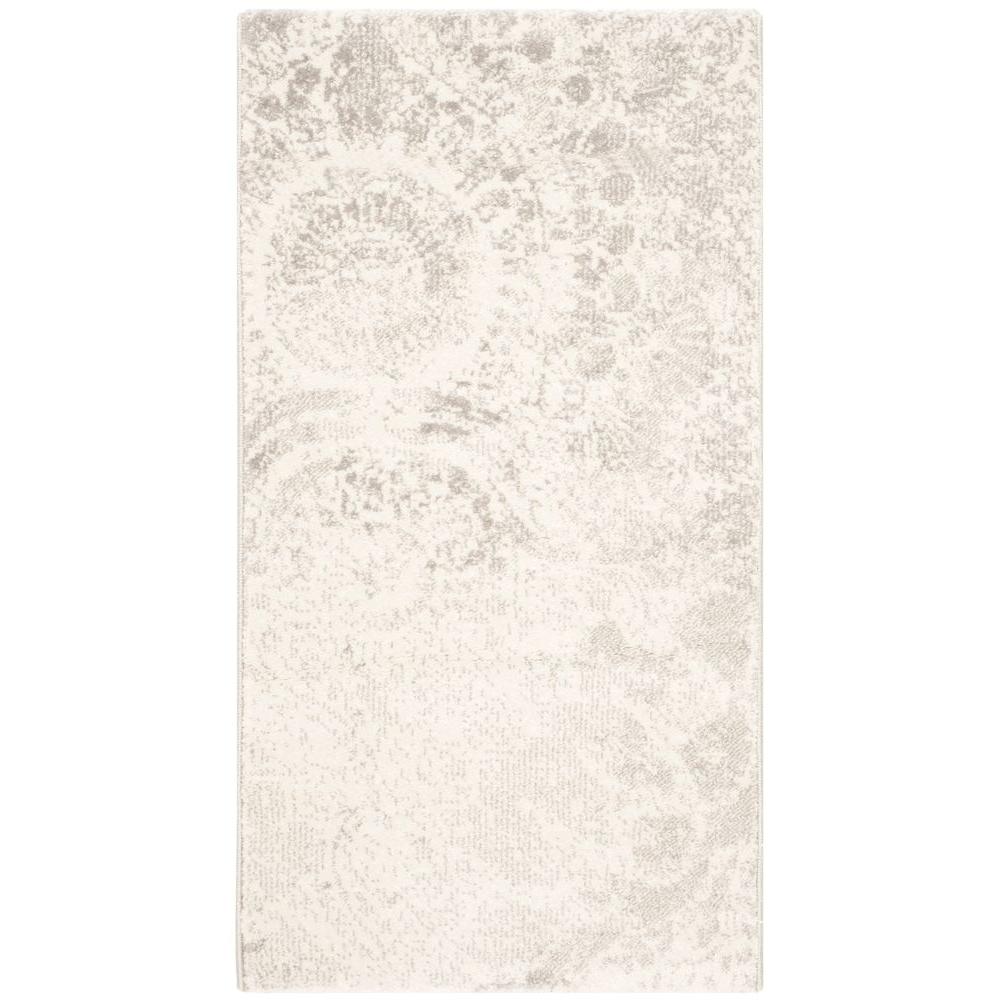 Safavieh Porcello Light Grey Ivory 2 Ft X 4 Area Rug