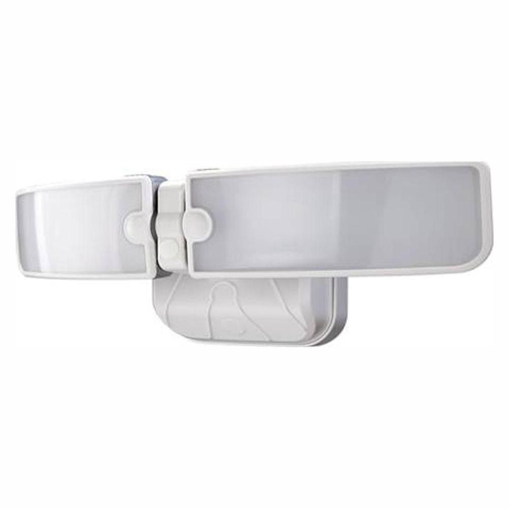 defiant 180 degree white led motion outdoor security light dfi 5983
