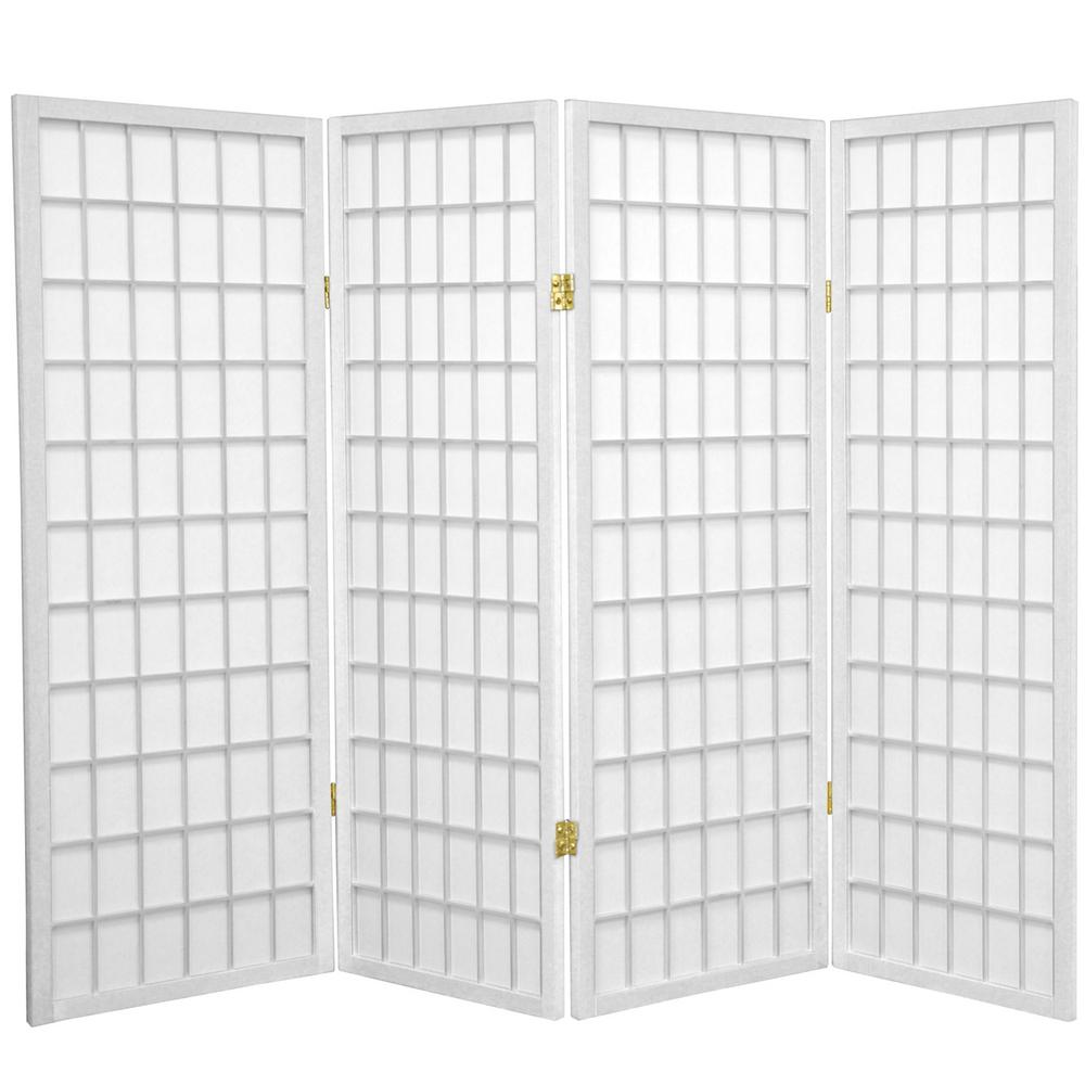 4 ft. White 4Panel Room DividerWP48WHT4P The Home Depot