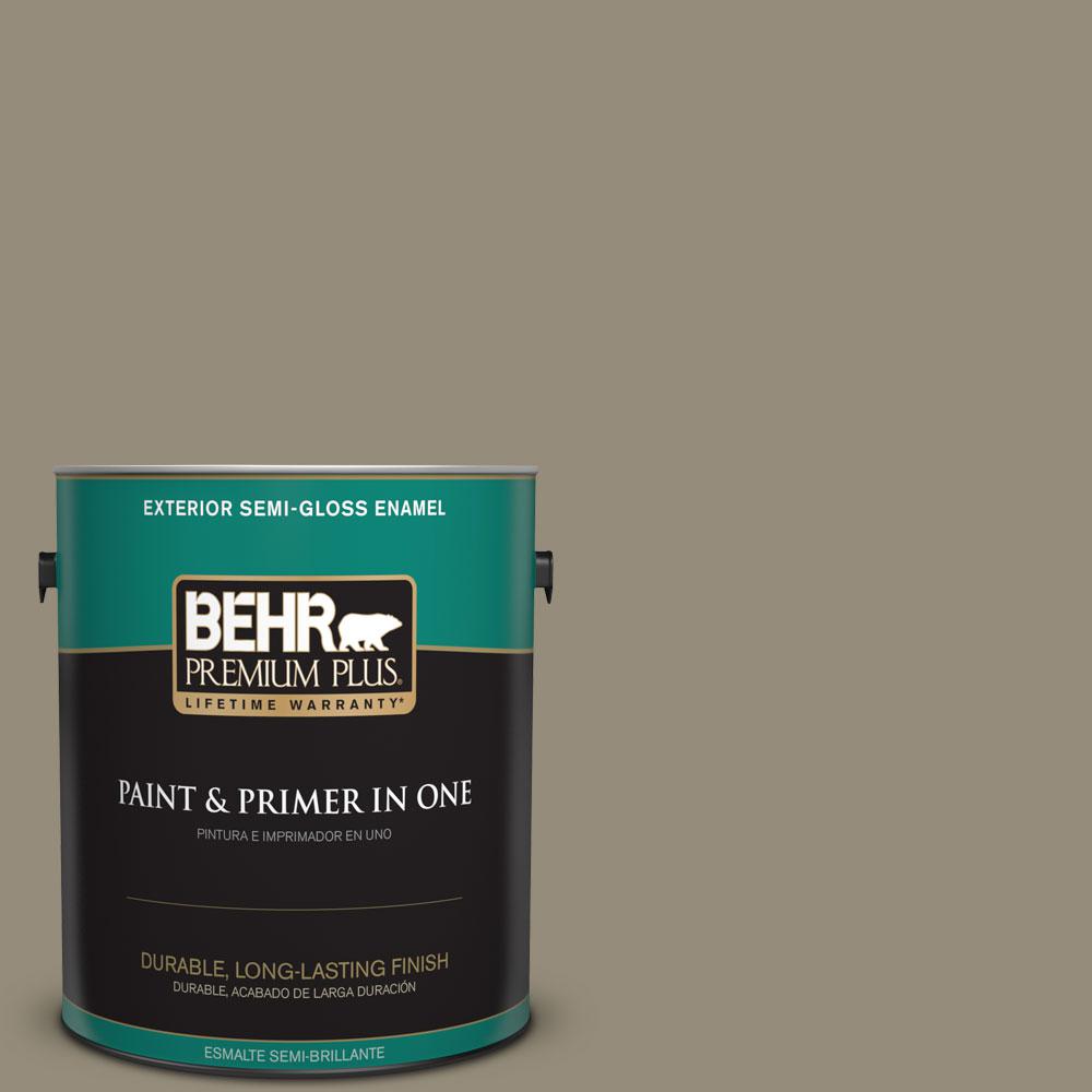 BEHR Premium Plus 1gal. 770D5 Carriage Door SemiGloss Enamel Exterior Paint540001 The