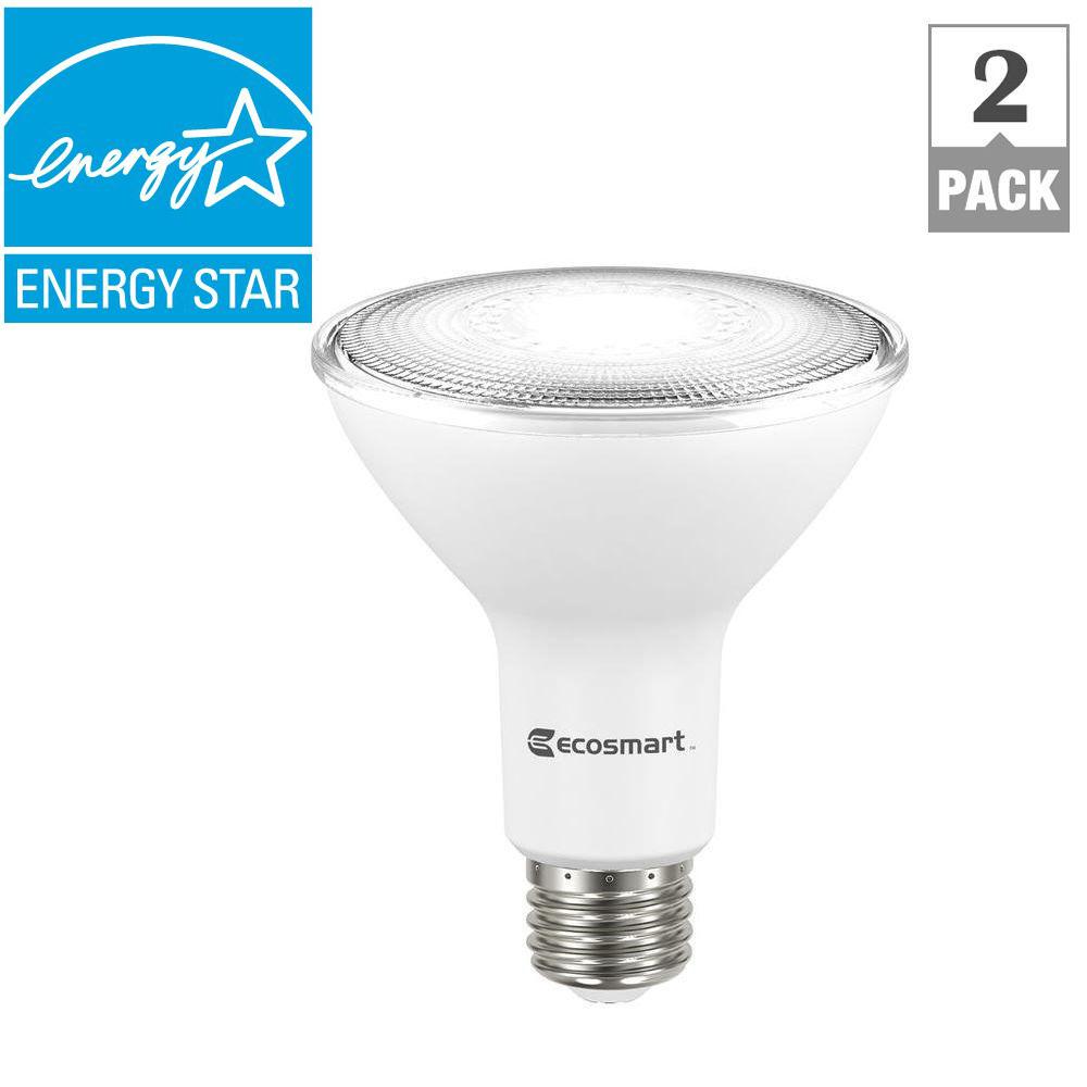 EcoSmart 75W Equivalent Bright White PAR30 Dimmable LED Flood Light