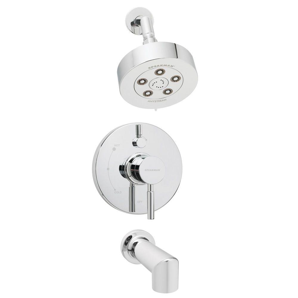 Speakman Neo 1Handle 3Spray Tub and Shower Faucet Combination in