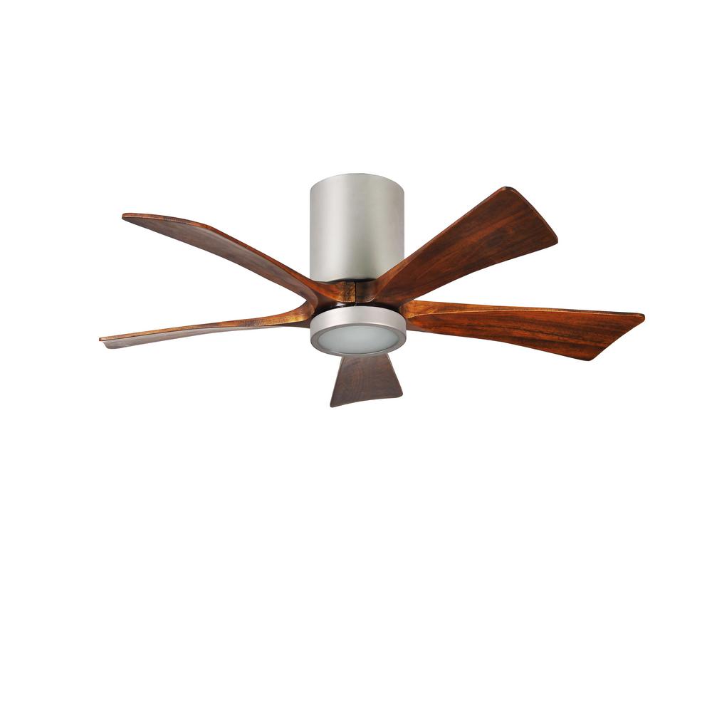 Atlas Irene 52 In Led Indoor Outdoor Damp Brushed Nickel Ceiling